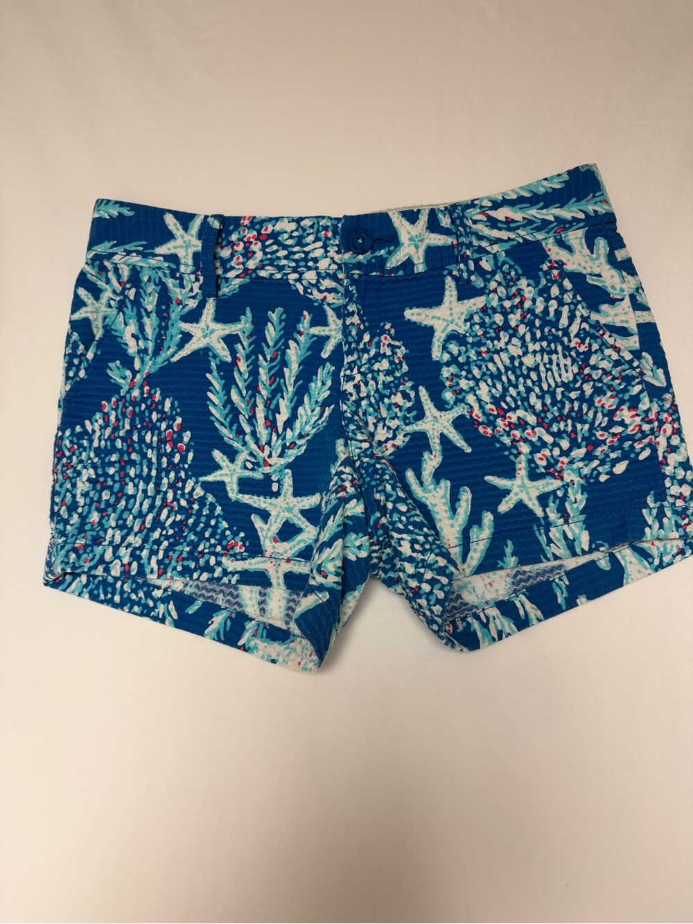 Lilly Pulitzer The Callahan Short Blue Ocean Size 10
